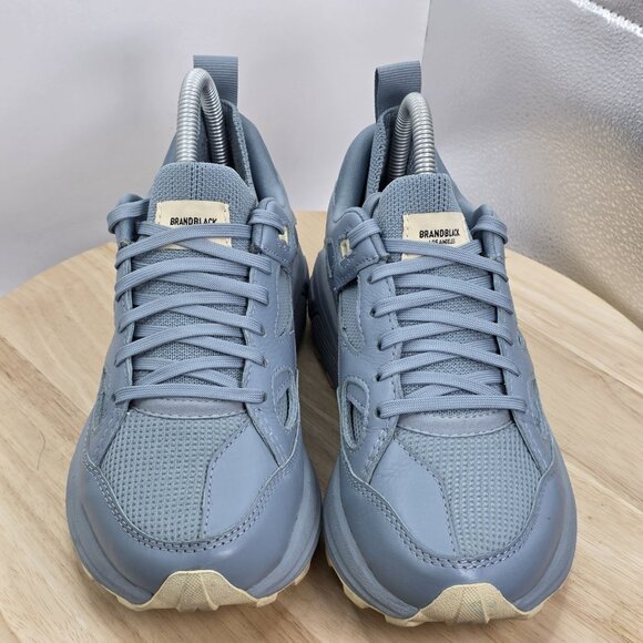 womens size 7 - Brandblack Aura 130 Fog Low Top Chunky Sneakers Shoes Blue - Picture 4 of 9